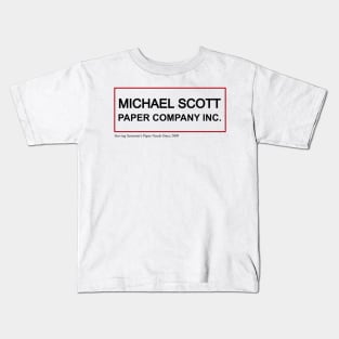 Michael Scott Paper Company Kids T-Shirt